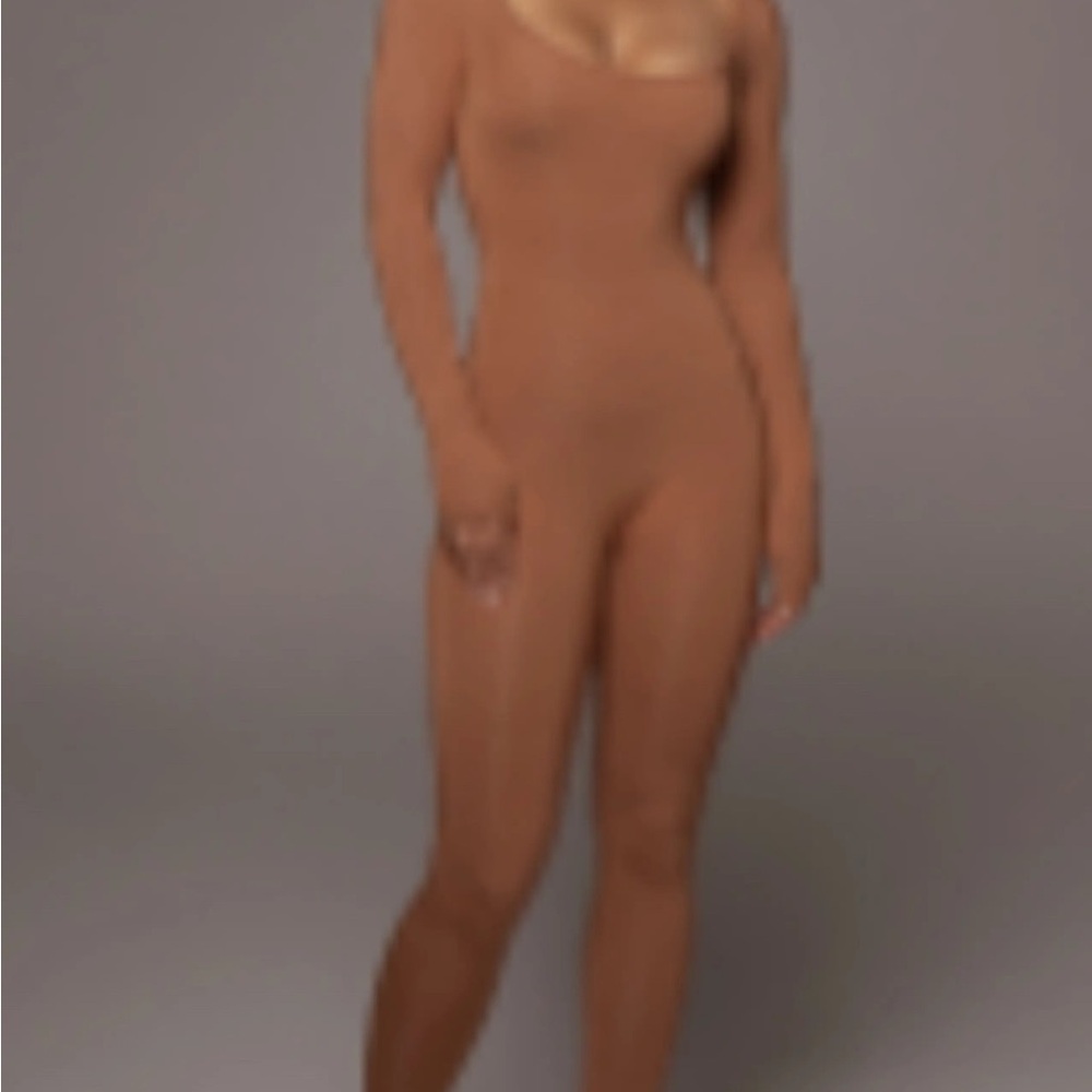 JLUXLABEL Tan Long Sleeve Top